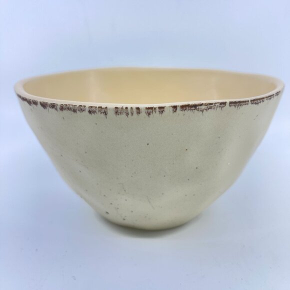 in homestylez cream bird pattern ceramic serving bowl - Picture 4 of 6